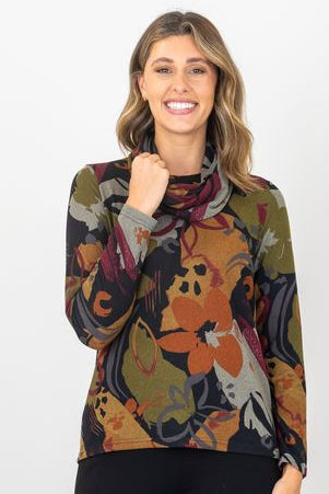 Renoma Stretch Top with Snood