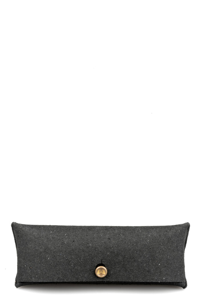 Round titanium sunglasses, Black