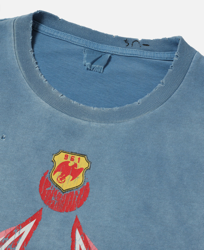 Samurai Blue Long-Sleeve T-Shirt (Blue)