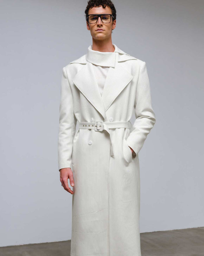 Seville Jacket Grey Striped