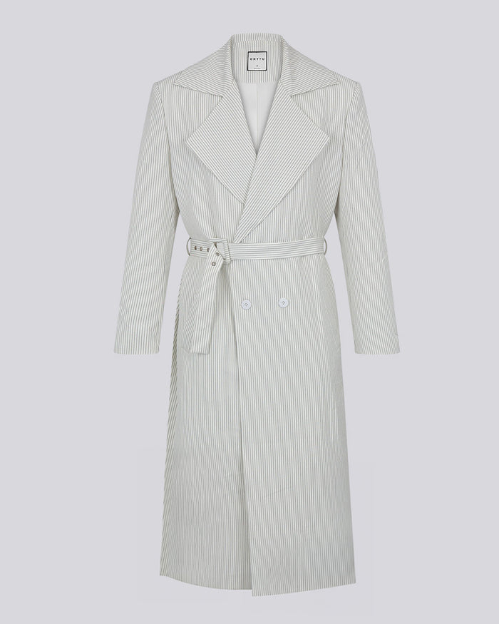 Seville Jacket Grey Striped