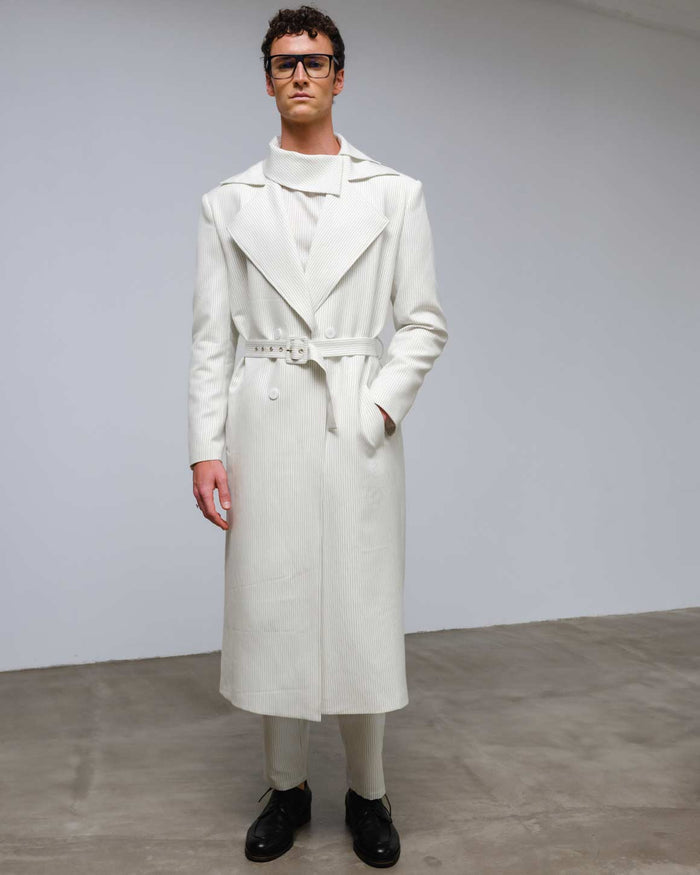 Seville Jacket Grey Striped