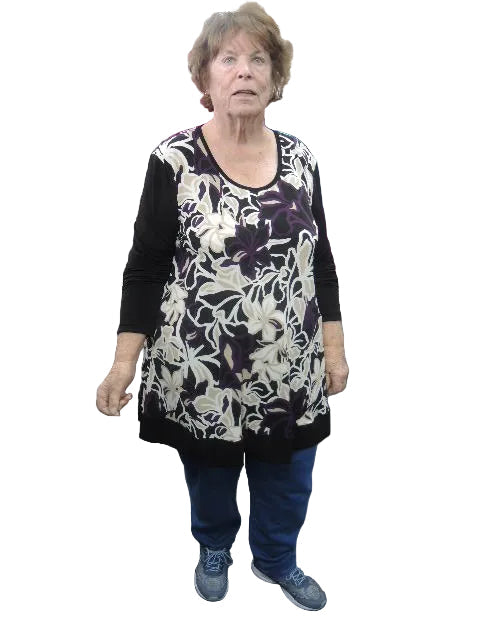 Shelz Flattering Stretch Swing Top