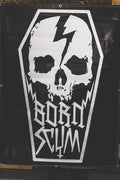 SKULL COFFIN BANNER