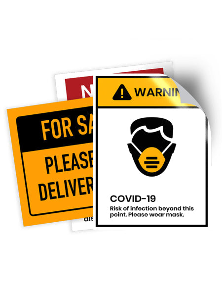 Social Distancing Decals - The Lemon Print & Design Studio