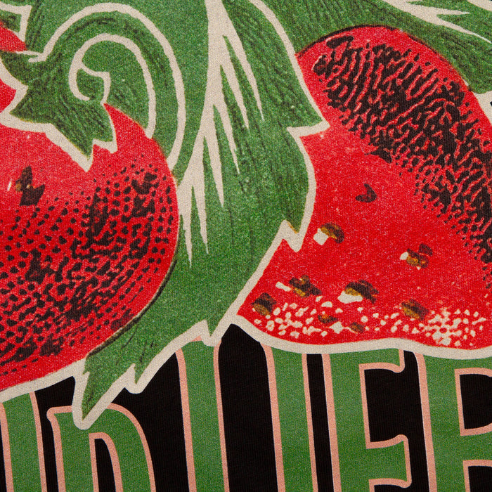 Strawberry Good Life Back Print - Vest - Black