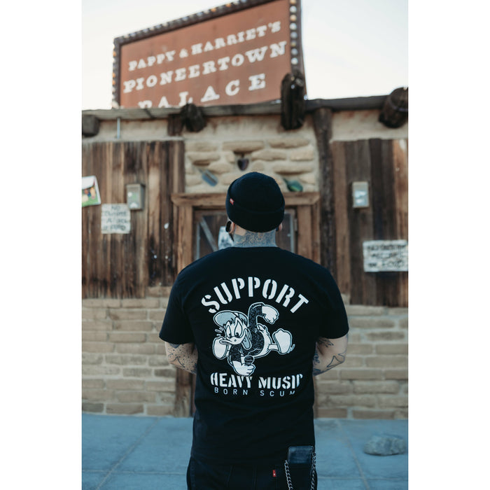SUPPORT HEAVY MUSIC T-SHIRT