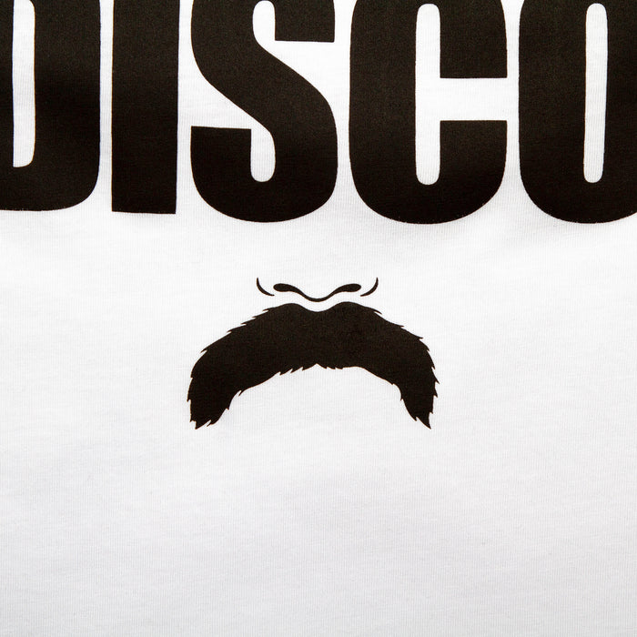 Support Your Local Disco Front Print - Tshirt - White