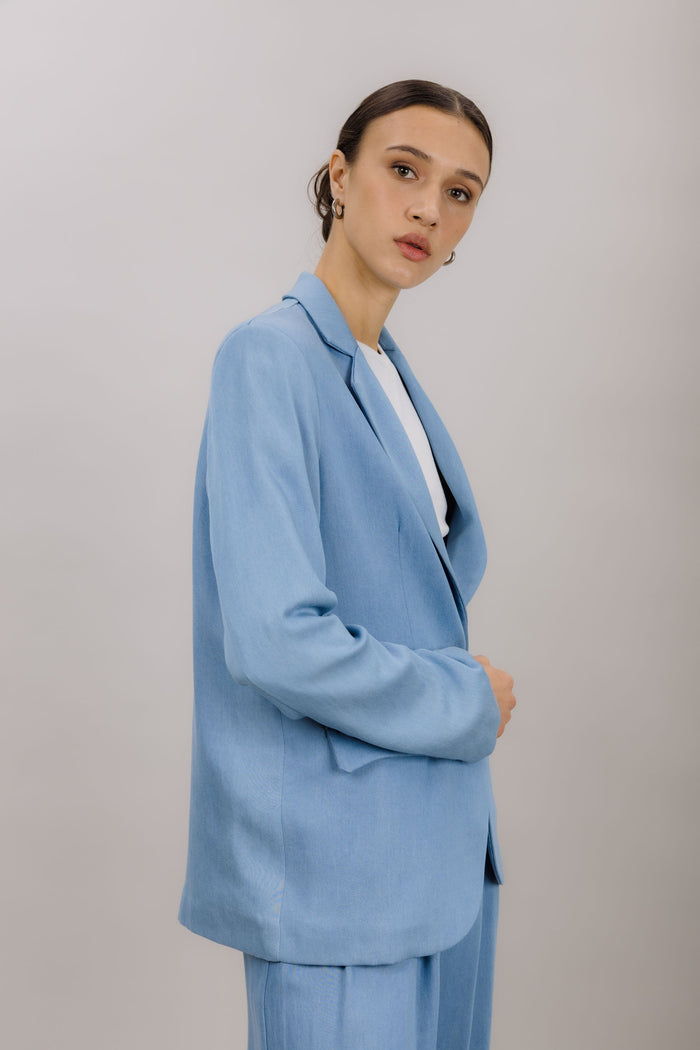 Urban Pioneers Female Tharia Blazer BLAZER LIGHT BLUE