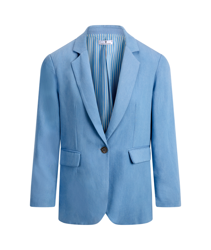 Urban Pioneers Female Tharia Blazer BLAZER LIGHT BLUE