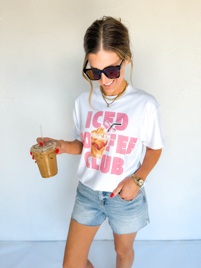 The Iced Coffee Club Tee - One Eleven Olive Boutique