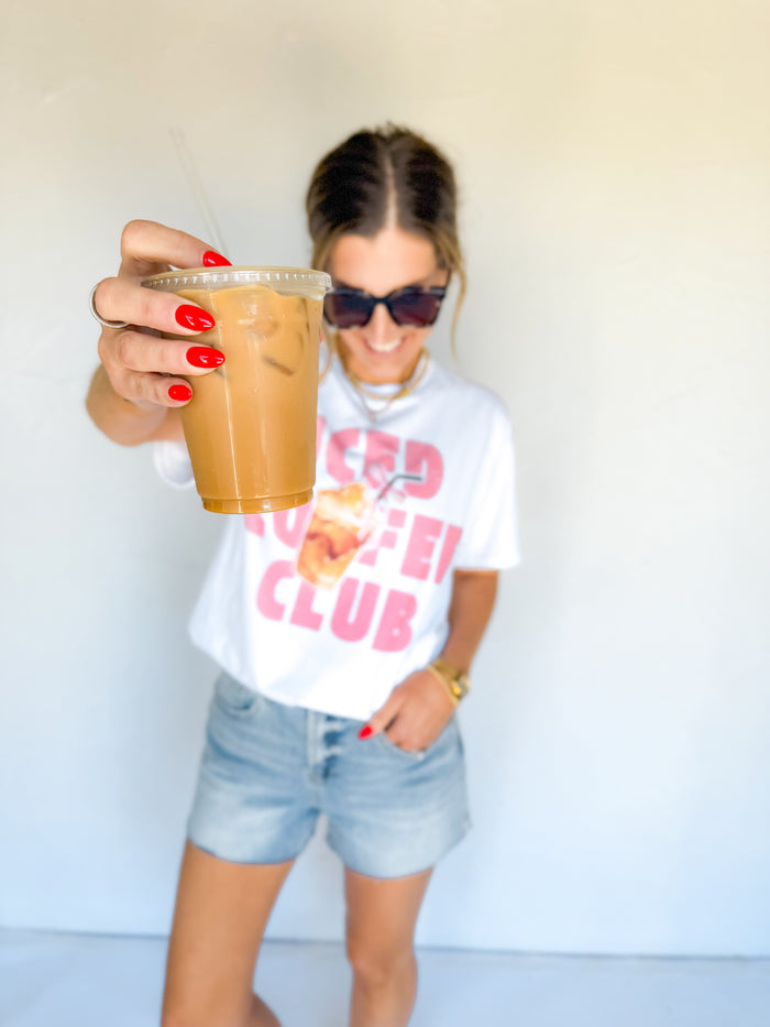 The Iced Coffee Club Tee - One Eleven Olive Boutique