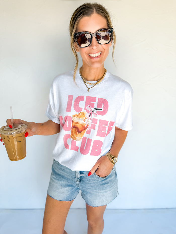 The Iced Coffee Club Tee - One Eleven Olive Boutique