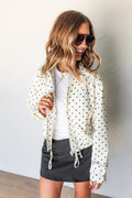 The Mable Polka Dot Jacket - One Eleven Olive Boutique