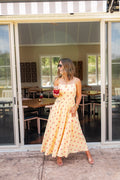 The Sunny Side Polka Dot Maxi - One Eleven Olive Boutique