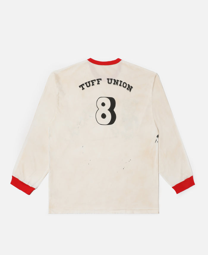 Tuff Union Soccer Long-Sleeve T-Shirt (White)
