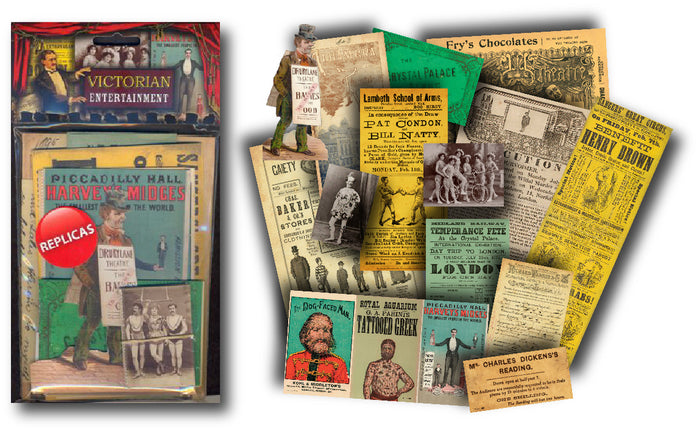 Victorian Entertainment Memorabilia Pack Contents