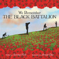 Front cover of soldiers in silhouette working in a poppy field.