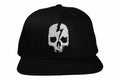 WHITE SKULL LOGO HAT - Born Scum