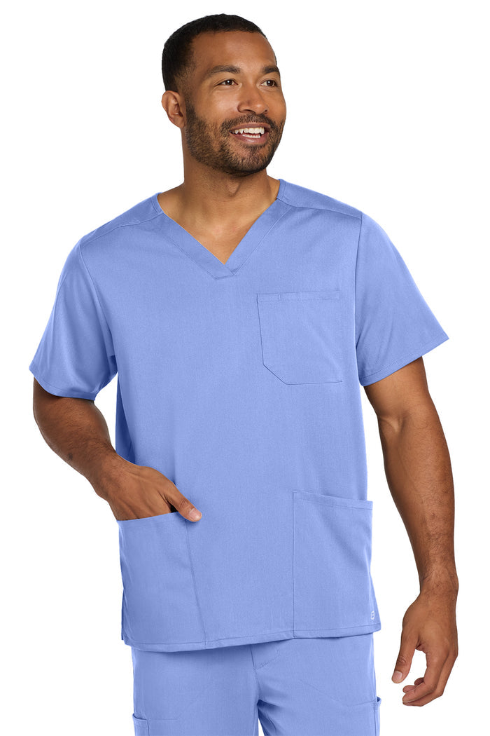 Wink® Men's Premiere Flex™ V-Neck Top | WW5068 - The Lemon Print & Design Studio