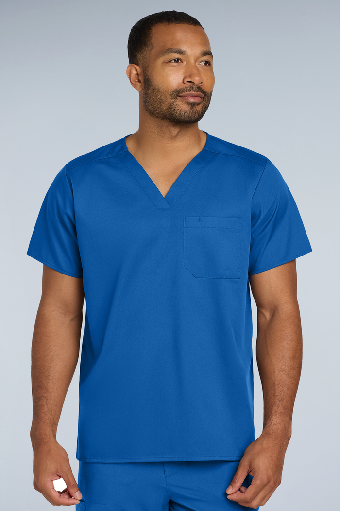 Wink® Unisex WorkFlex Chest Pocket V-Neck Top| WW3160 - The Lemon Print & Design Studio