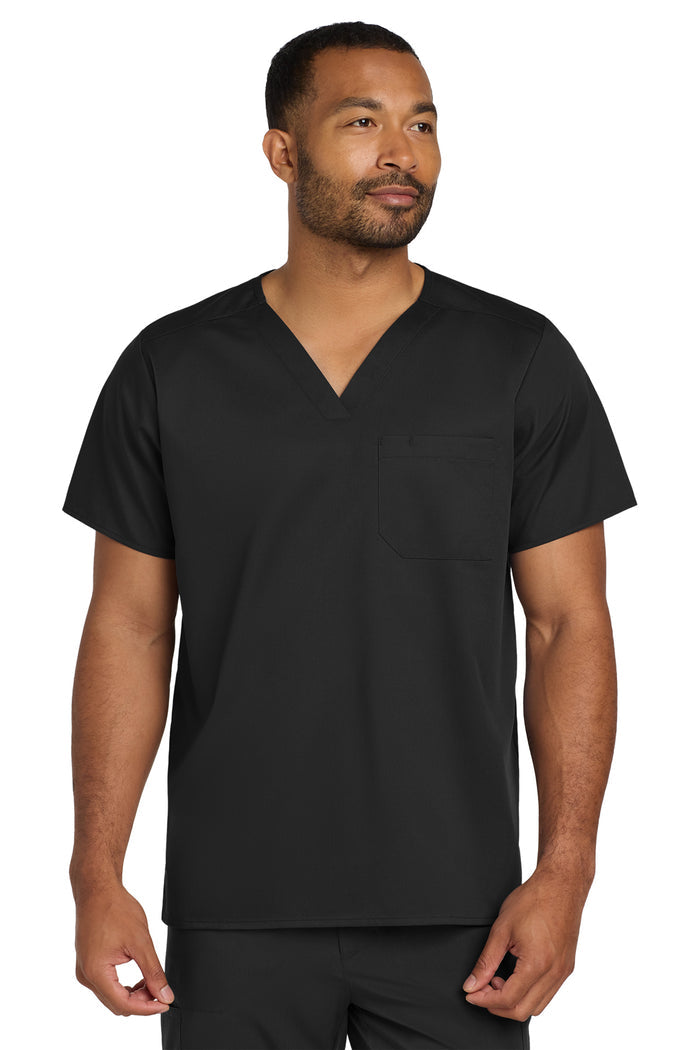 Wink® Unisex WorkFlex Chest Pocket V-Neck Top| WW3160 - The Lemon Print & Design Studio