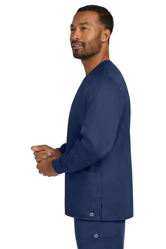 Wink® Unisex WorkFlex Snap-Front Scrub Jacket | WW3080 - The Lemon Print & Design Studio