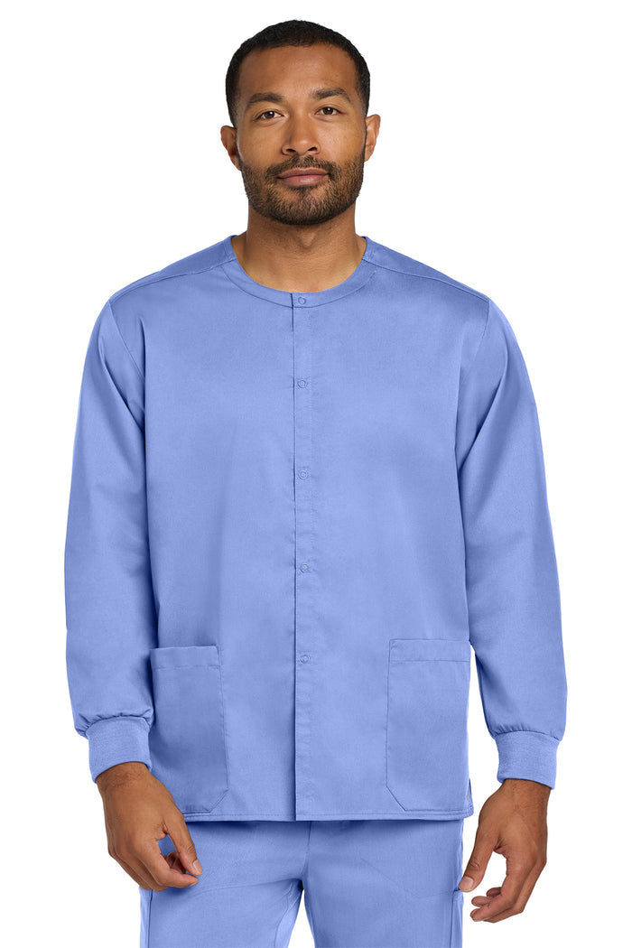 Wink® Unisex WorkFlex Snap-Front Scrub Jacket | WW3080 - The Lemon Print & Design Studio