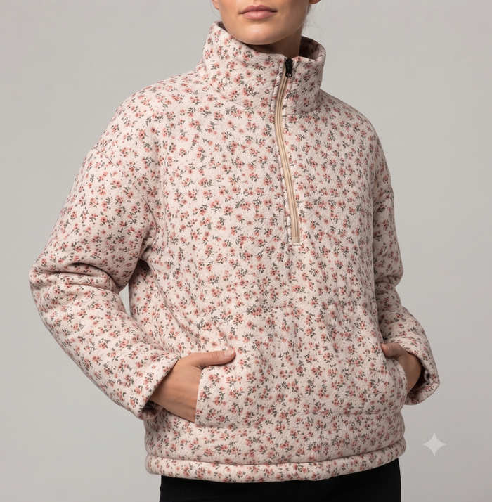 Women's Floral Padded Jacket