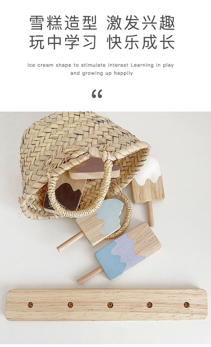 Wooden Popsicle Toys Clearance Sale 3 Years + - Little Kooma