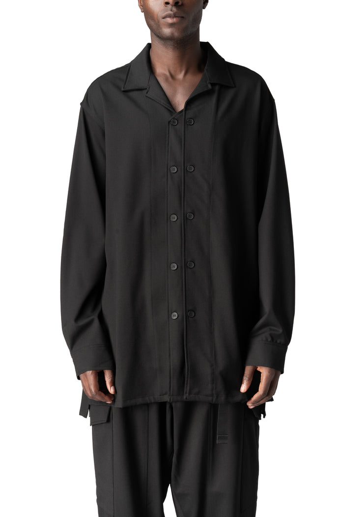 Wool adaptive overshirt
