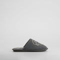 Zapatilla de casa bordado gris OLYNE