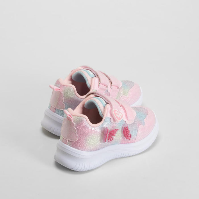 Zapatilla mariposa luces multicolor BEPPI